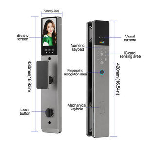 <span class=keywords><strong>Cerradura</strong></span> Inteligente con App Tuya, Desbloqueo Remoto por WiFi, Contraseña Digital, Reconocimiento Facial, Cámara, <span class=keywords><strong>Cerradura</strong></span> Inteligente para Puertas de Madera y Aluminio - Product Image 5