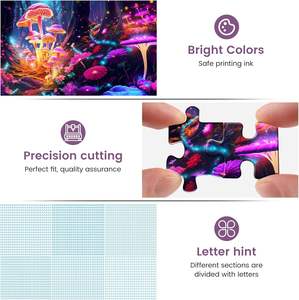 Rompecabezas de Papel Personalizado |   Certificado FSC, Alta Precisión, Libre de Polvo, OEM ODM, Bajo MOQ, Entrega Rápida, Venta al por Mayor, Marca de Regalo 501-1000 - Product Image 3