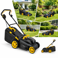 Tondeuse à gazon sans fil CE, alimentée par batterie au lithium, machine électrique de coupe d'herbe pour jardin, cour et usage domestique