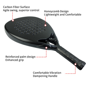 Raqueta de Pádel Profesional de Fibra de Carbono con Diseño/Logotipo/Color Personalizados de Fábrica - Product Image 4