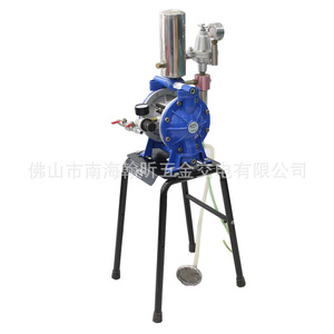 As-20 Pneumatic Diaphragm <b>Pump</b> 25mm Clamp Type 1 In Discharge Oil Compatible Nbr Membrane <b>Manual</b> Control - Product Image 1