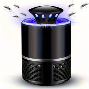Lampe anti-moustiques élégante à LED bleue, faible bruit, en ABS, pour une utilisation intérieure de 20 à 50 mètres carrés - Product Image 1