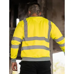 Felpa ad alta visibilità, abbigliamento da lavoro personalizzato - Product Image 2