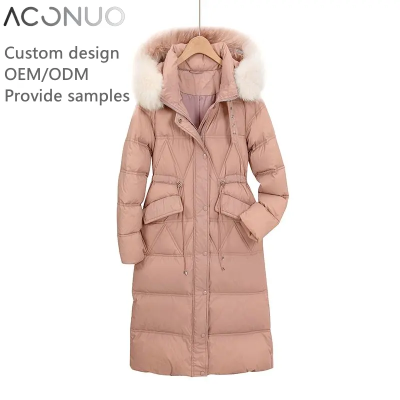 YAJIANUO New Fashionable High Quality Winter Jacket Abrigo Largo Mujer Women's Coats Plus Size Long Down Coat For Women