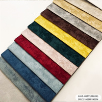 Velours hollandais luxueux avec tissu de canapé en relief de colle Tissus tricotés pour l'ameublement de la maison et le tissu de décoration intérieure