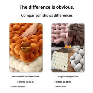 Bay pencere dekorasyonu veya oda atmak yastıklar için ev için en çok satan Modern Minimalist kare dokuma yastık - Product Image 3