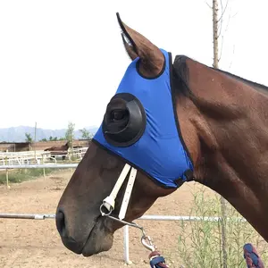 Horshi Nieuwe Aankomst Half Cup Blinker Capuchon Paardenraces Blinddoek Paardenvlieg Masker