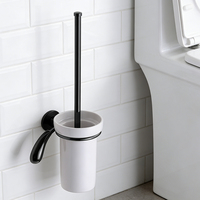 Brosse de toilette en laiton robuste pour la rénovation de salle de bain ensemble de matériel sanitaire prêt à expédier pour la maison ou l'hôtel