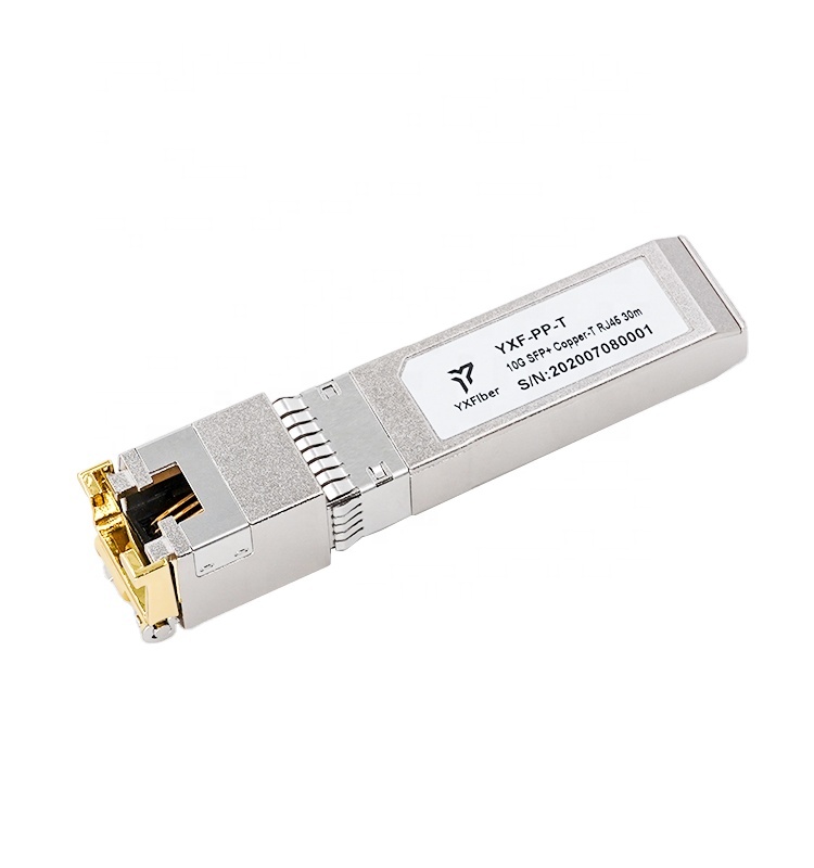 משדר UTP 10G נחושת SFP משדר RJ45 30m תואם יוניפר SFP-10G-T מארבל באיכות גבוהה