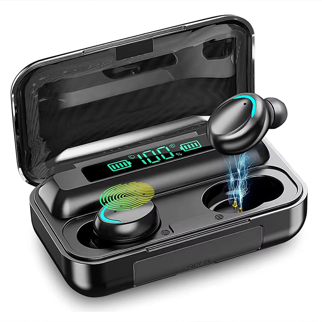 Model F9 5c Wireless Earphone Hifi Power Bank Headset F9 Headset Sports Gaming F9-5c Earbuds
