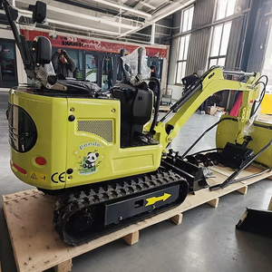 고품질 1톤 소형 굴삭기 다기능 고무 크롤러 소형 굴착기 좁은 공간 제로 테일 스윙 농장용 마이크로 굴삭기 - Product Image 1