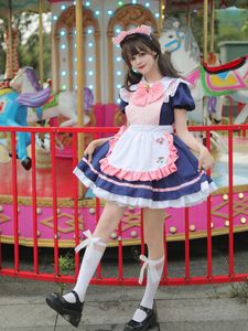 メイド服 ロリータ コスプレ衣装 アニメ風 かわいい スカート 衣装セット - Product Image 4