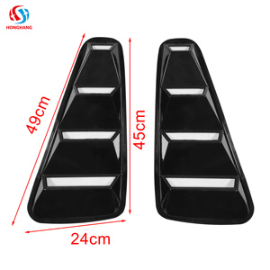 Fabrication de pièces automobiles Volets de fenêtre latérale arrière, Pare-soleil noir mat pour fenêtre latérale Garniture de persienne pour <span class=keywords><strong>Mustang</strong></span> 05-14 - Product Image 2