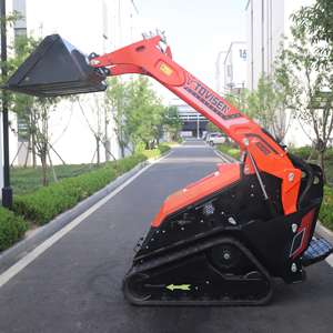 Entrega rápida Mini Skidsteer CE EPA Track Bucket Accesorio frontal Diesel Skid Steer <span class=keywords><strong>Loader</strong></span> Potente soporte compacto en cargadores - Product Image 5