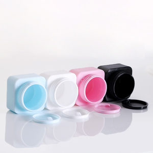 Tarro Cuadrado Colorido para Crema, Tarro de PP, Envase Cosmético de Plástico Vacío de 5g 10g 15g 30g 50g, Tarros de Plástico Personalizados con Tapas para Exfoliante Corporal SICH - Product Image 3