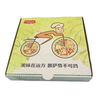 Boîtes à pizza jetables de qualité alimentaire 10 pouces 12 pouces en carton ondulé, emballage chauffable, conteneur à pizza
