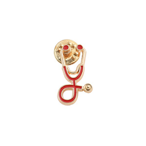 Toptan Özel Stetoskop Mineli Broş İğnesi Doktor Hemşire Çantası Giyim Aksesuarları için Tıbbi Rozet - Product Image 6