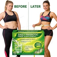 Poudre de fibres prébiotiques soluble de qualité supérieure 6g sans sucre et sans arôme pour un soutien digestif quotidien
