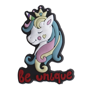 Vente en gros 2023 nouveauté PVC souple <span class=keywords><strong>licorne</strong></span> conception chaussures breloques dessin animé mignon chaussure décoration accessoires boucle Bracelets caoutchouc - Product Image 6