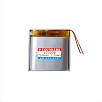 803030 3.7V 700mAh 2 kabel baterai Li-Ion polimer untuk Speaker MP3 L068