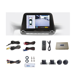 Wemaer 2D อินพุตวิดีโอ4ทาง720P 360องศาระบบกล้องติดรถยนต์สำหรับ Benz Honda Nissan Toyota - Product Image 1