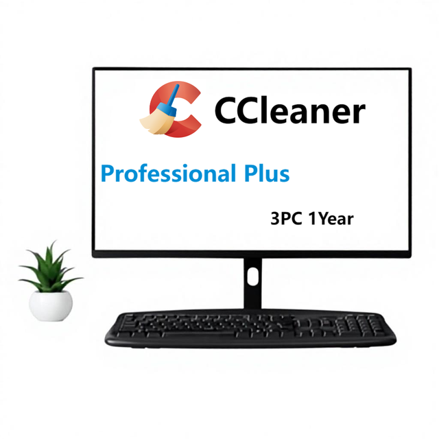CCleaner Professional Plus Edition  3PC 1 Year Activation Code for Win System Cleanup Optimization Software Fast Send