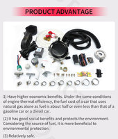 Kit de conversión de GNC para inyección eléctrica de combustible, 6 cilindros, 8 cilindros, GNC
