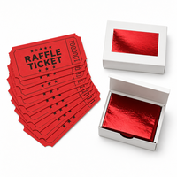Billets de tombola personnalisés à gratter avec numérotation séquentielle, panneau à gratter, tirage au sort, carte de jeu chanceux, cadeau événementiel, vente en gros en vrac