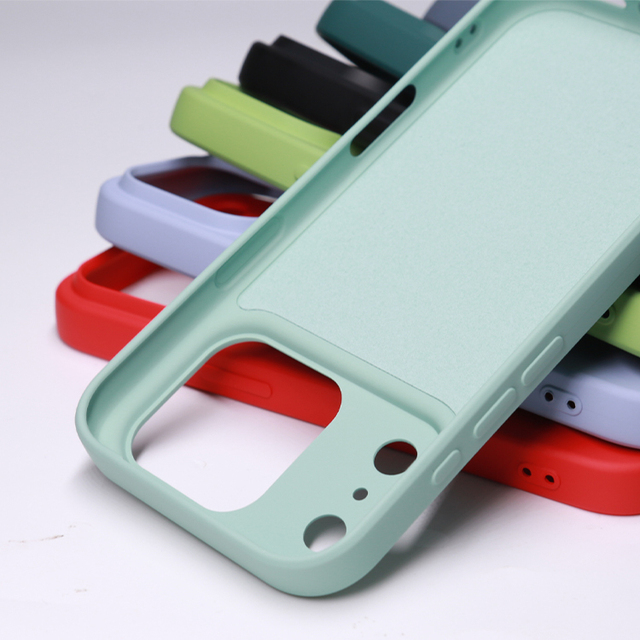 TPU Silicone Luxury Phone Case for iPhone 17 Pro Max 15 14 13 12 11 Pro Max XR XS-Shockproof Soft Case for Plus Model