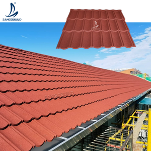 Tuiles de toit en métal revêtues de pierre, résistantes aux UV, couleur inaltérable, garantie 30 ans, pour villas en <span class=keywords><strong>altitude</strong></span> - Product Image 2