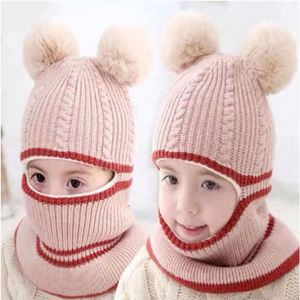 Gorros de Punto Cálidos de Invierno para Niños y Niñas, Tejido Común, Transpirable, Cómodo, de Alta Calidad - Product Image 5