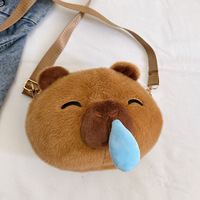 Sac en peluche personnalisé en forme de dauphin, modèle croisé, avec rembourrage en coton PP, 22 cm, unisexe, pour enfants, sac à collation et cadeau pour fête