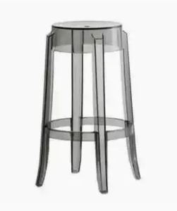 Bar Stool, Laboratory Round Stool, PC Reception bar <b>Chair</b>, Nordic Transparent <b>Acrylic</b> Designer Stool - Product Image 1