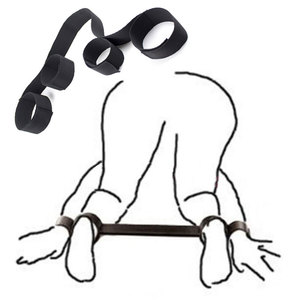 Jeux pour adultes, jouets sexuels pour femmes, couples, BDSM, bondage, attaches, menottes réglables, sangles en nylon pour les chevilles, produits sexuels fétichistes - Product Image 2