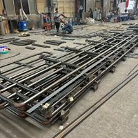 Portail de clôture pour bétail en tube rond soudé sur mesure, pour ferme, bétail, moutons