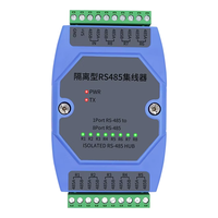 Hub isolateur RS-485 8 ports avec isolation 2500V, protection contre les surtensions 600W, direction de flux de données automatique pour réseaux industriels