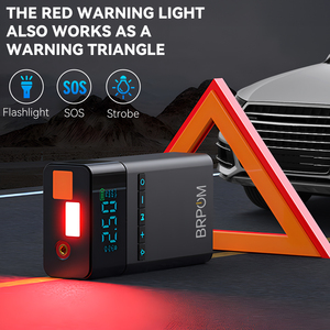 Цифровой портативный автомобильный соединительный кабель с зарядным устройством, компрессор воздушного насоса 4500A, производитель OEM, оптовая продажа - Product Image 4