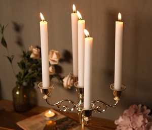 Velas KLS, Velas Cónicas Blancas de 10 Pulgadas, Populares para Navidad y Pascua, Velas de Cera de Abeja, Cera de Soja, Cera de Parafina, Velas Votivas - Product Image 3