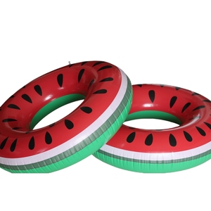 Portable Custom Summer PVC Watermelon Design <strong>Inflatable</strong> Swimming Ring Safe Circle For Kids' <strong>Pool</strong> &amp; River Tubing Water Sports - Product Image 3