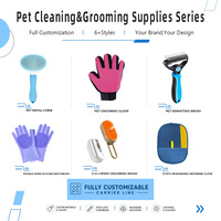 Peigne double face pour chat, outil de démêlage et de toilettage pour le contrôle de la perte de poils, soin des animaux domestiques à domicile