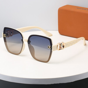 Lunettes <span class=keywords><strong>de</strong></span> <span class=keywords><strong>soleil</strong></span> <span class=keywords><strong>de</strong></span> luxe pour femmes, style vintage, nouvelle collection, grande monture, vente en gros 2026 - Product Image 4