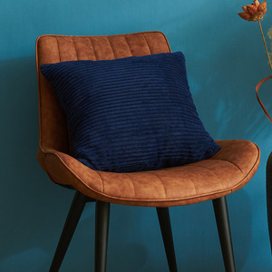 Taie d'oreiller en velours côtelé multicolore Housse de coussin carrée moderne avec coutures Utilisation domestique Conception sans bande de maïs - Product Image 6