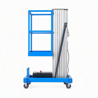 Plateforme de travail surélevée électrique en aluminium, hauteur de levage 8m, table élévatrice électrique compacte, en stock
