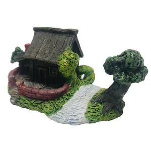 Groothandel Aquarium Ornamenten Vogel Huis Hars Decoratieve Kleine Fee Tuin Huis