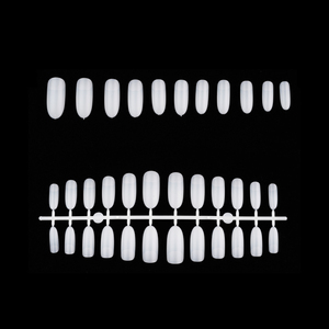 550 faux ongles en acrylique courbés, couvrance totale, pour extension de gel X, à presser, transparents, pour manucure professionnelle - Product Image 3