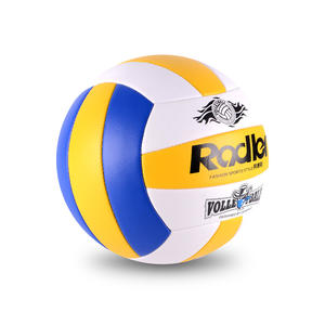 定制聚氯乙烯排球官方尺寸5热粘合室内室外训练球，带软触感聚氯乙烯聚氨酯罩 - Product Image 6
