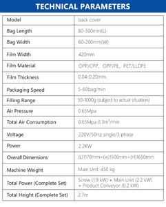 Machine <span class=keywords><strong>d</strong></span>'<span class=keywords><strong>emballage</strong></span> verticale conviviale pour poudres alimentaires et industrielles - Product Image 5