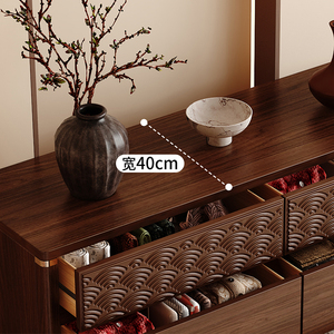 <span class=keywords><strong>Commode</strong></span> en bois pliable minimaliste faite à la main, prix d'usine, moderne, pour chambre et salon, unité de rangement à 6 tiroirs - Product Image 4