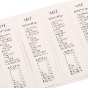 Hai mặt in rõ ràng dán <span class=keywords><strong>Bopp</strong></span> dính chống trầy xước nhãn cho chai nước khoáng nhựa - Product Image 2