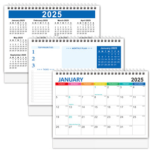 Calendario da Scrivania Inglese 2025 con Orologio, <span class=keywords><strong>365</strong></span> Giorni di Conto alla Rovescia, Semplice Calendario dell'Avvento in Carta da Tavolo, Blocco Note con Migliore Leggibilità - Product Image 4